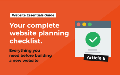 Your complete website planning checklist: Everything you need before building a new website
