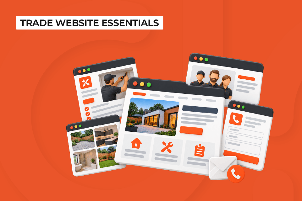 What pages should a trade website have?